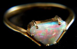 Gemval Gemstones and Jewellery Valuations – Opal Ring